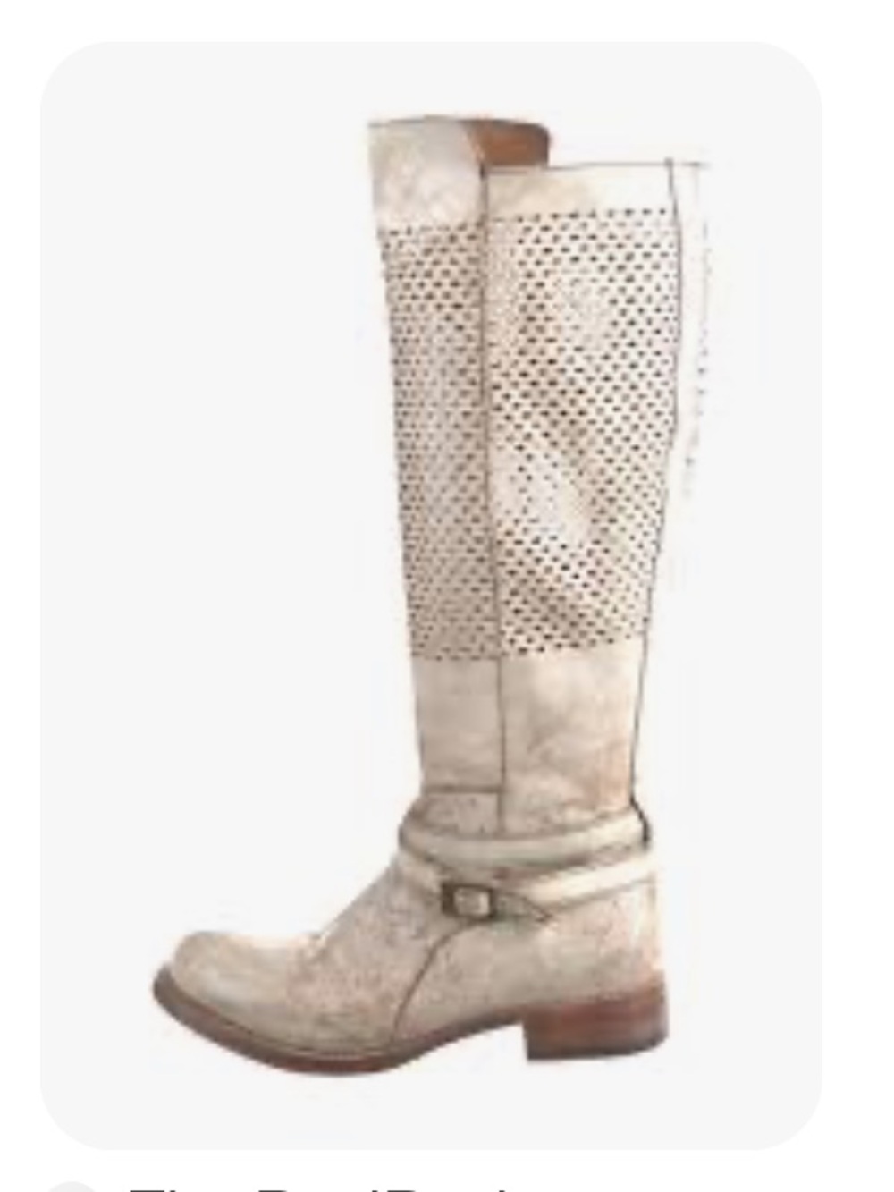 Bedstu tall leather boots with zipper - size 7 1/2